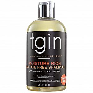 Шампунь TGIN Moisture Rich Sulfate Free с маслом амлы + кокосовое масло 13 жидких унций - Фото 1