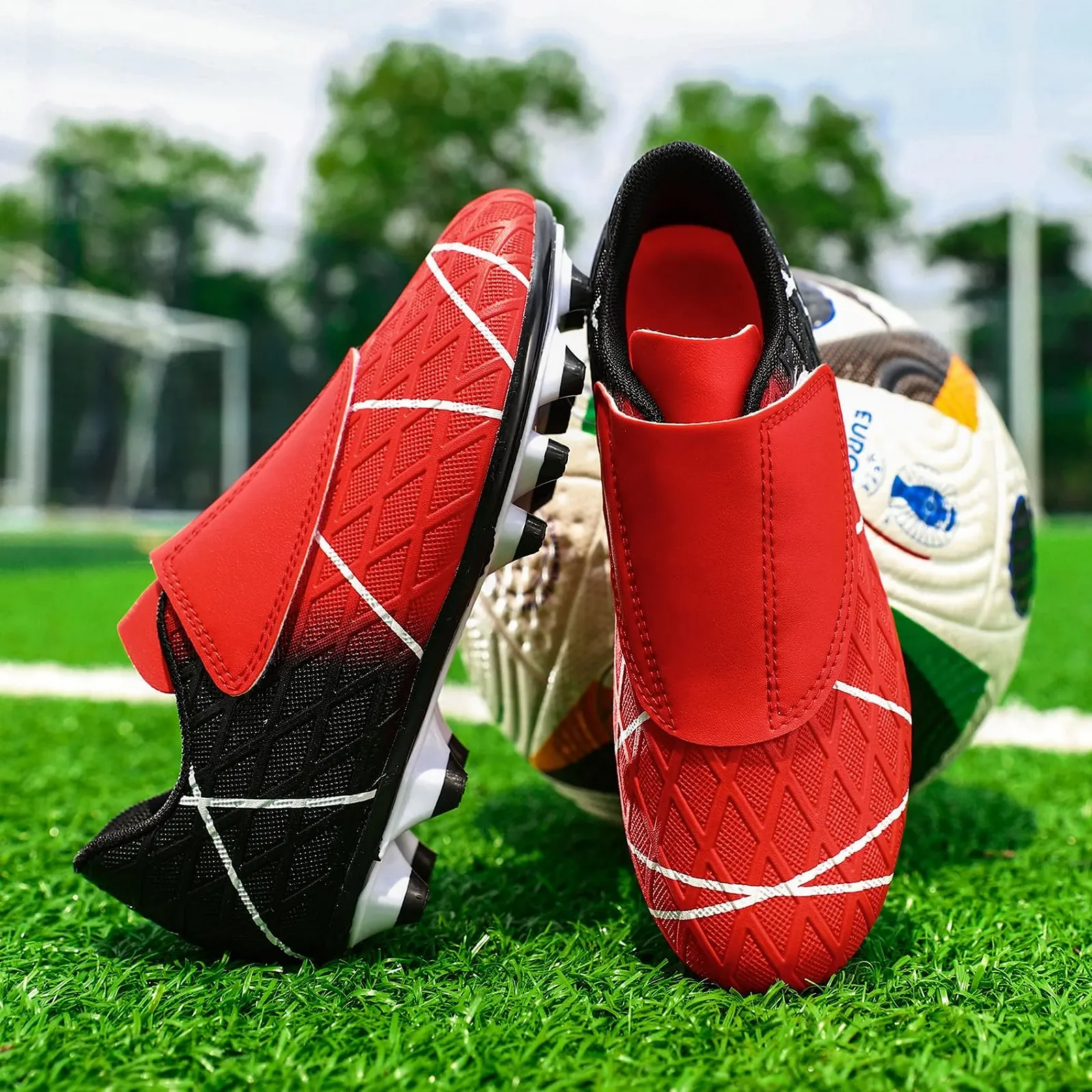 Футбольные Бутсы Детские Профессиональные Футбольные Ботинки Спортивная Тренировочная Обувь Шиповки для Девочек для игры в футбол на открытом воздухе, фото №3 Футбольные Бутсы Детские Профессиональные Футбольные Ботинки Спортивная Тренировочная Обувь Шиповки для Девочек для игры в футбол на открытом воздухе, фото №3