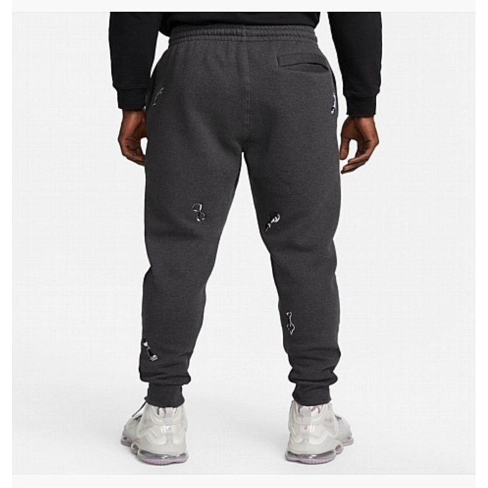 Штаны Nike LeBron James Sweatpants Шахматный узор L Серый, фото №3