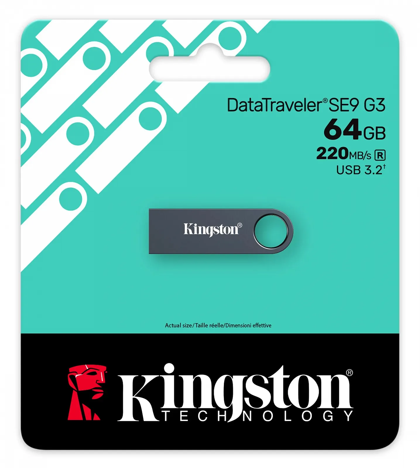 USB-флеш-накопичувач Kingston DataTraveler SE9 Gen 3 64GB USB 3.2 Gen 1 Dark Nickel, фото №4 USB-флеш-накопичувач Kingston DataTraveler SE9 Gen 3 64GB USB 3.2 Gen 1 Dark Nickel, фото №4