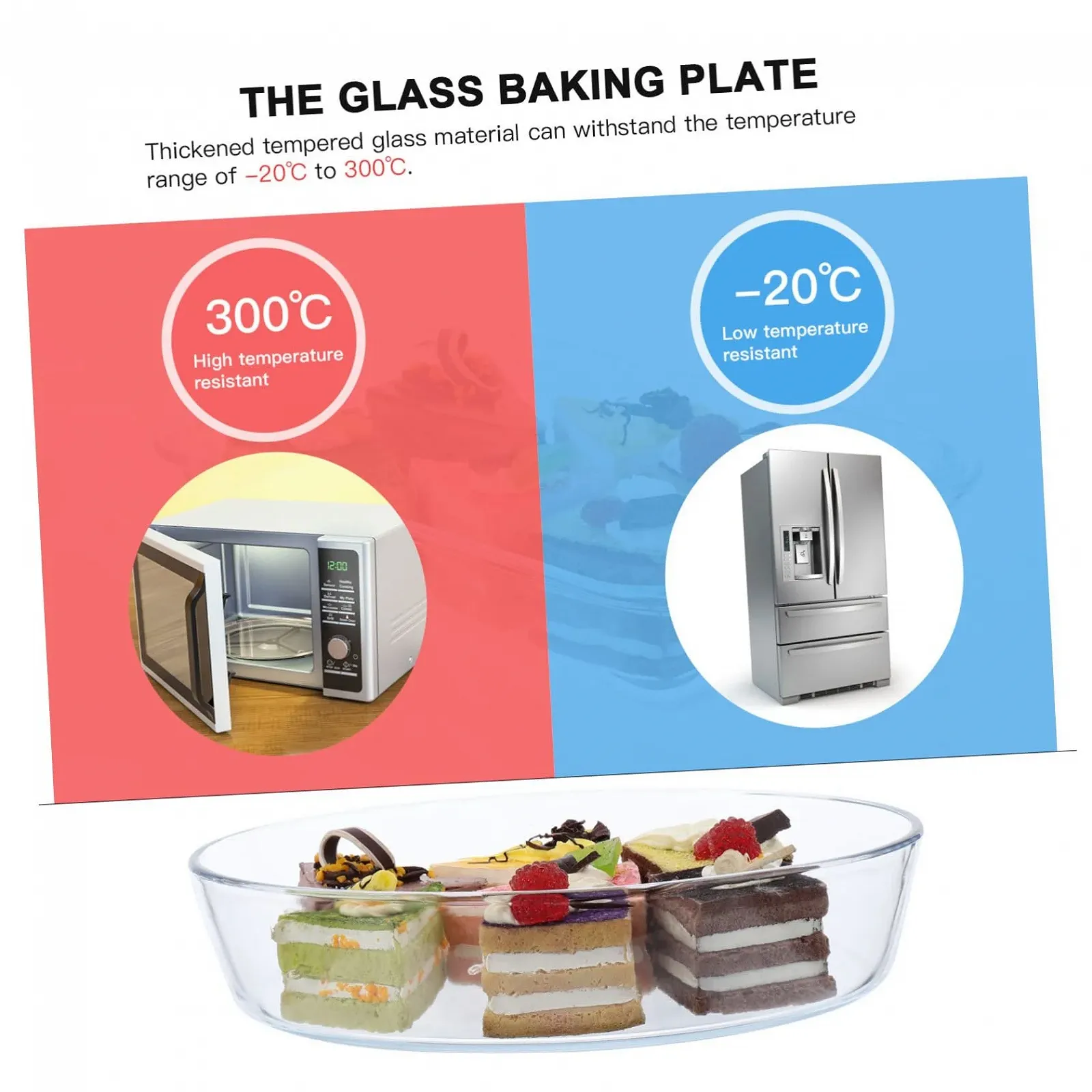 Форма для запікання скляна термостійка 1 штука, фото №3