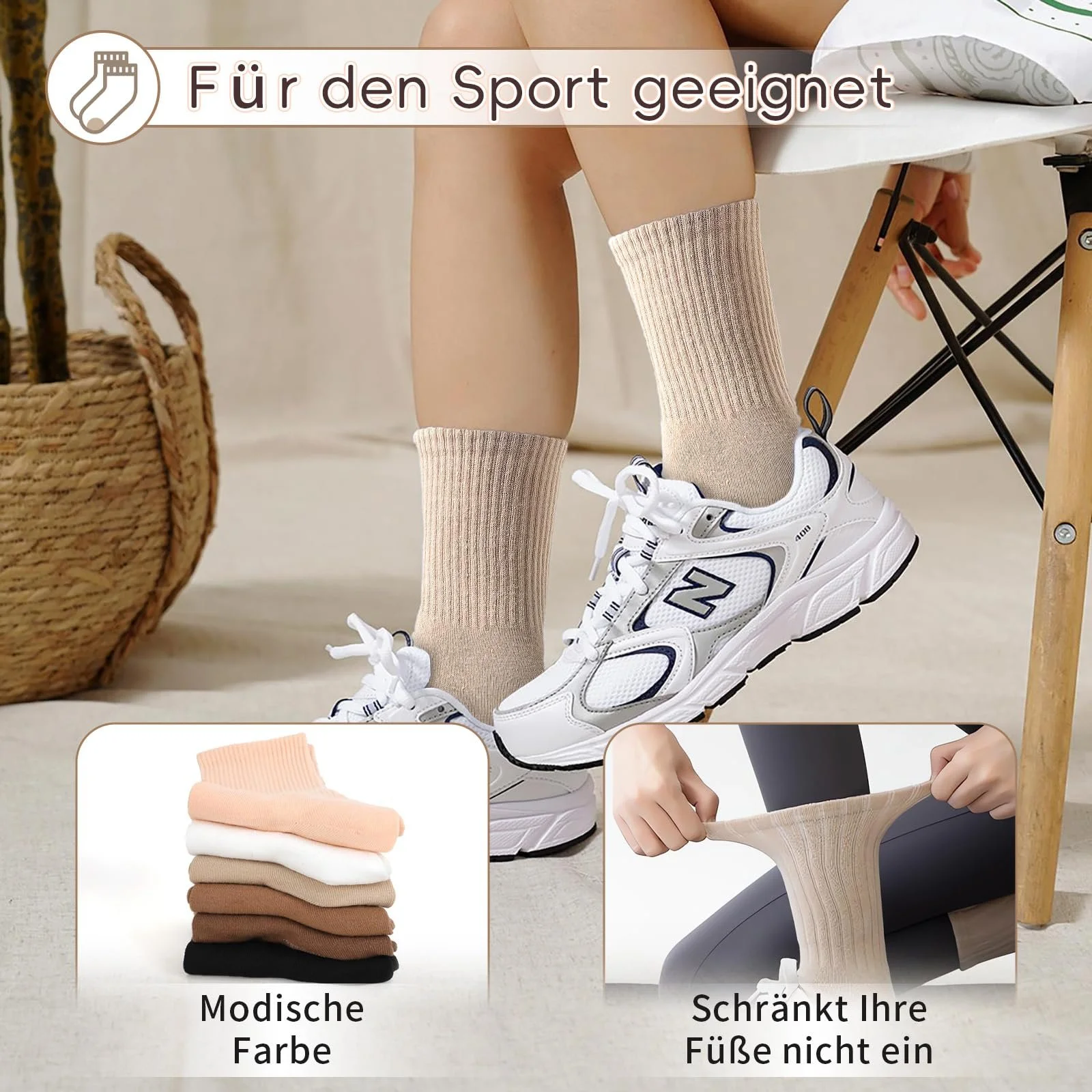 Носки Pilates Kaempe 6 пар, носки-стопперы женские размера 36-40, носки для йоги с нескользящей подошвой, размера 36-40, носки с захватом, нескользящие носки для йоги, фитнеса, балета, фото №5