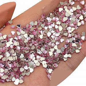 Украшения для ногтей Сердце Кристалл Стразы Плоское дно Декор для ногтей - Фото 1