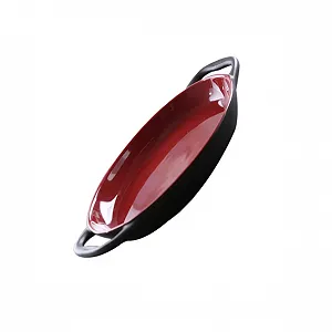 Форма для запекания Toyvian Ceramic Oval Casserole Compartment антипригарная термостойкая элегантный дизайн - Фото 1