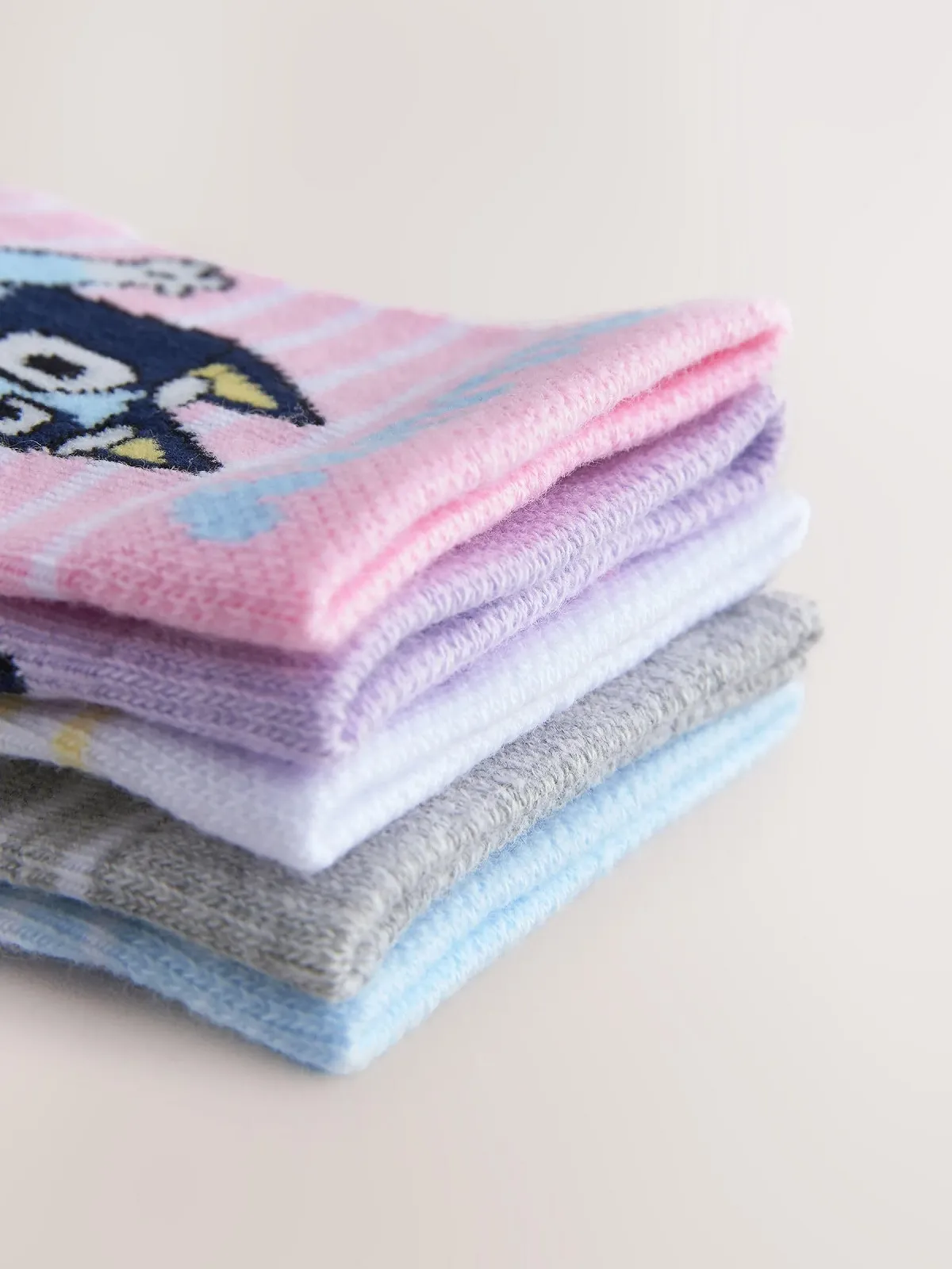 Носки NEXT Голубые - Набор 5 штук, Розово-голубые, фото №6