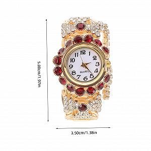 Женские часы Beaupretty Элегантные часы с ремешком из нержавеющей стали для особых случаев, темно-красный, легкий цена на synthetic.ua - Фото 1 Женские часы Beaupretty Элегантные часы с ремешком из нержавеющей стали для особых случаев, темно-красный, легкий synthetic.ua - Фото 1