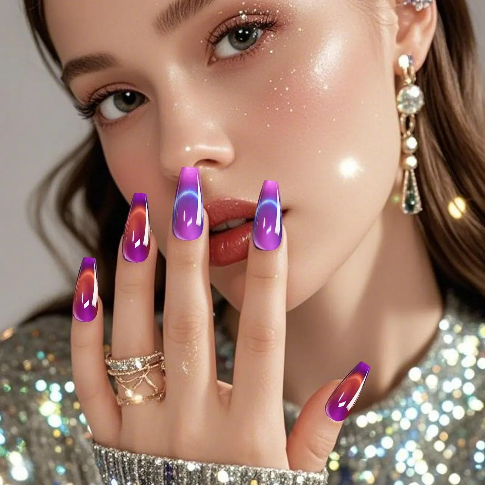 Гель-лак Mihauuke Кошачий глаз для женщин - набор для маникюра из 12 предметов, фото №8 Гель-лак Mihauuke Кошачий глаз для женщин - набор для маникюра из 12 предметов, фото №8