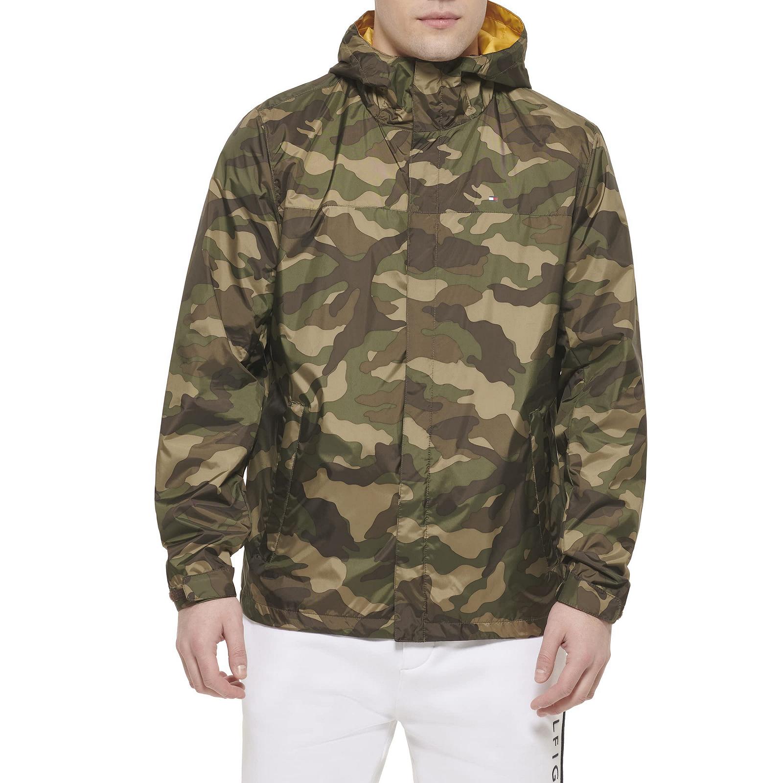 Куртка Tommy Hilfiger чоловіча водонепроникна з капюшоном, фото №5