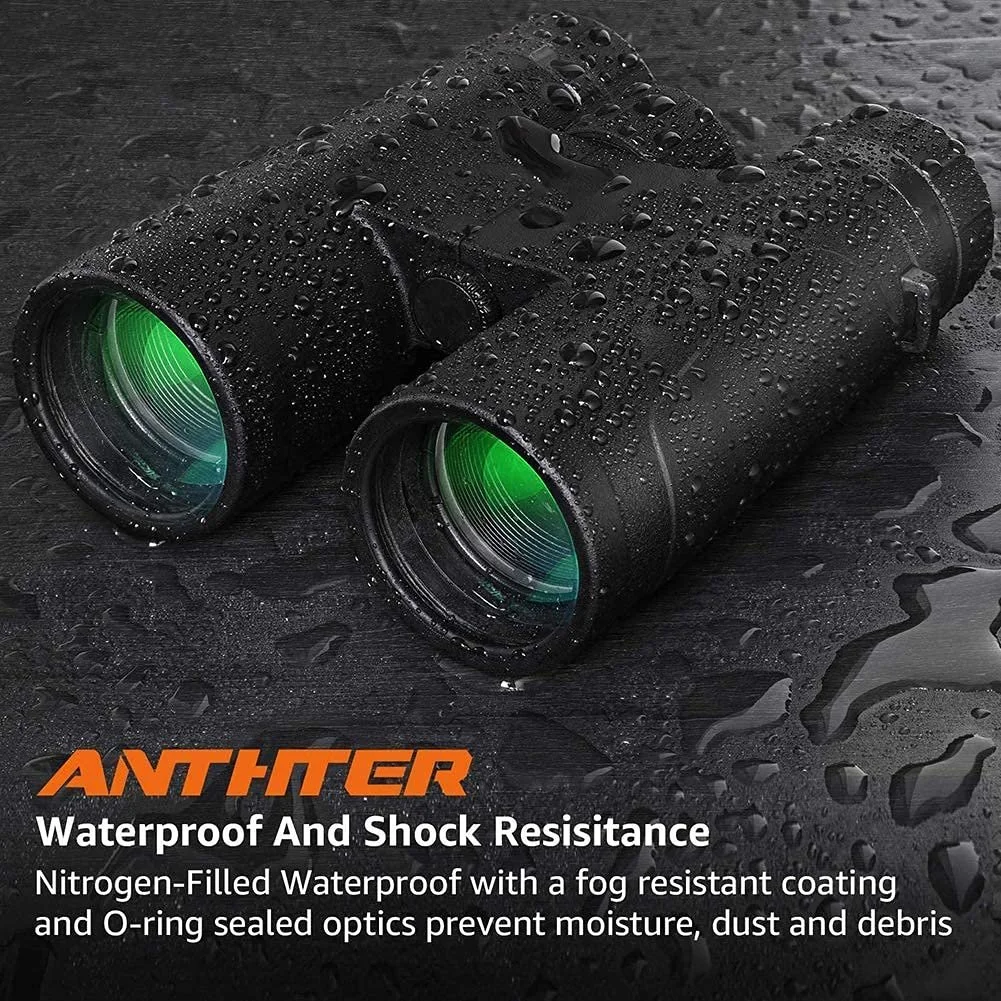 Бінокль Generic 12x42 HD Високоефективний Водонепроникний, фото №4