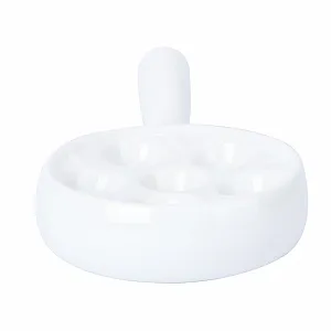 Форма для улиток TOYANDONA керамическая с эргономичными ручками белая - Фото 1