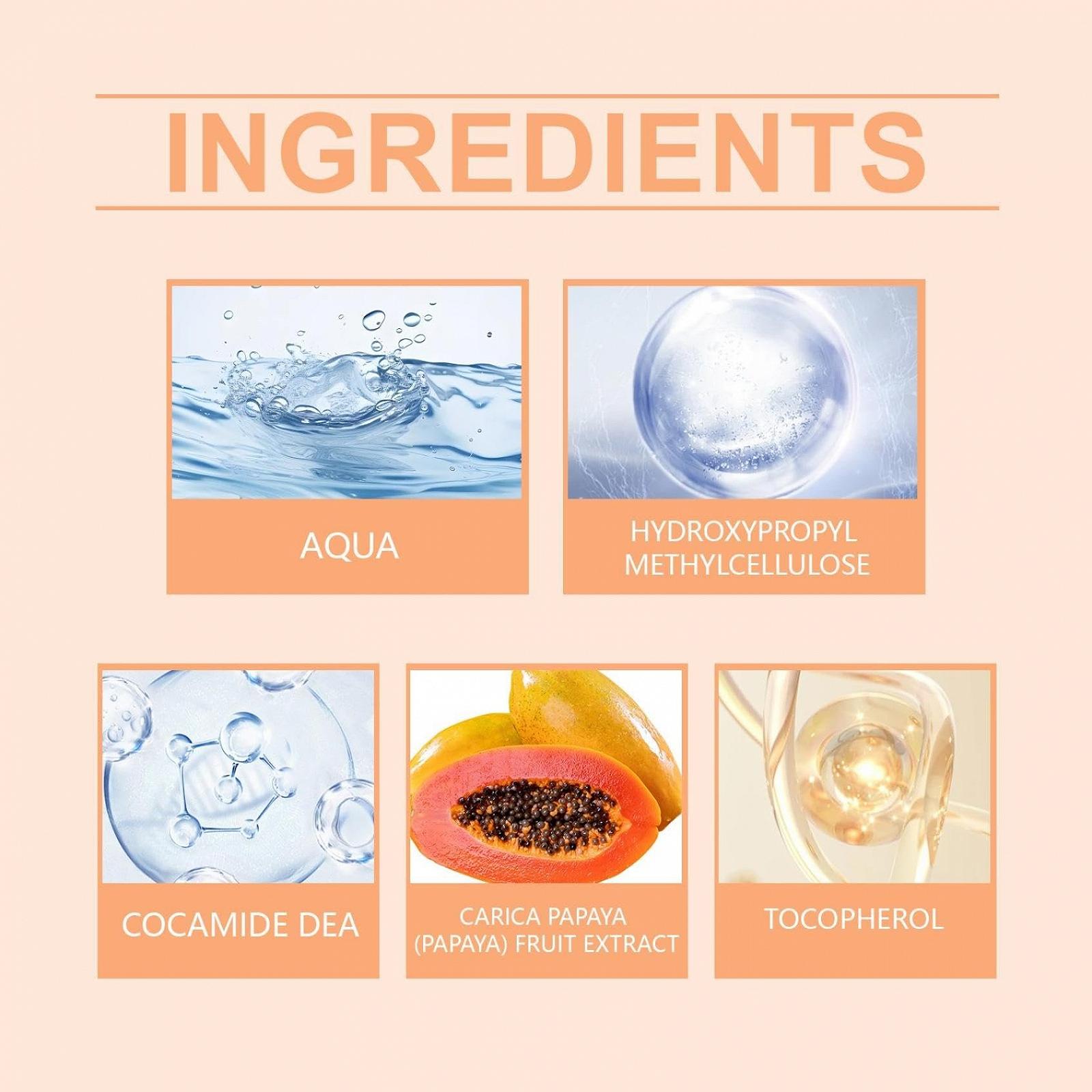 Гель для душу Papaya Зволожуючий з папаєю Освітлюючий та розгладжуючий, фото №2