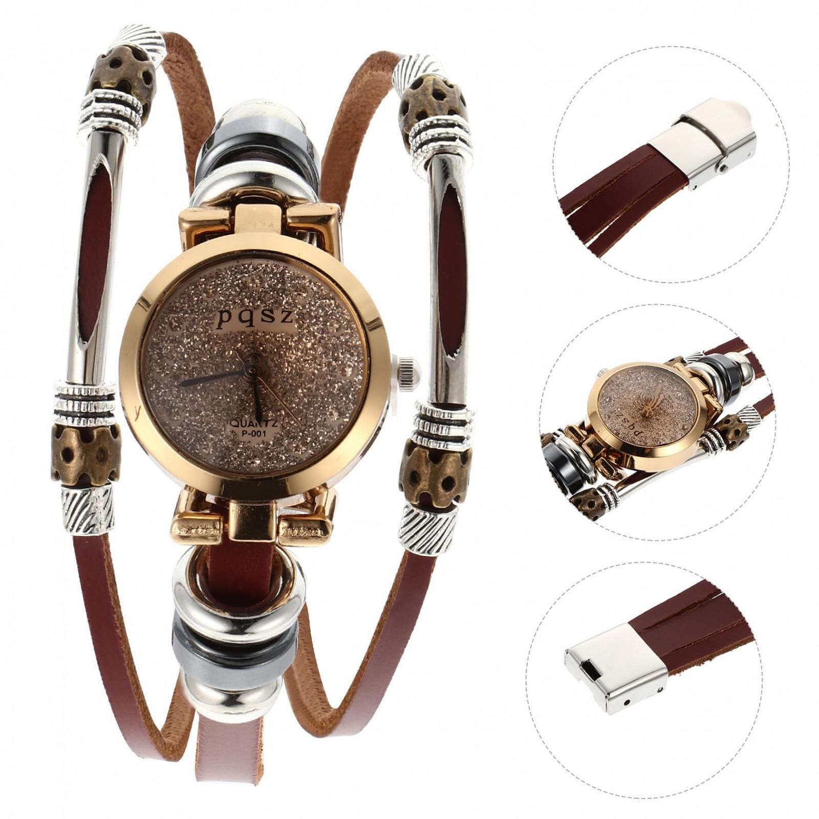 Жіночий Годинник OATIPHO Brown, фото №3