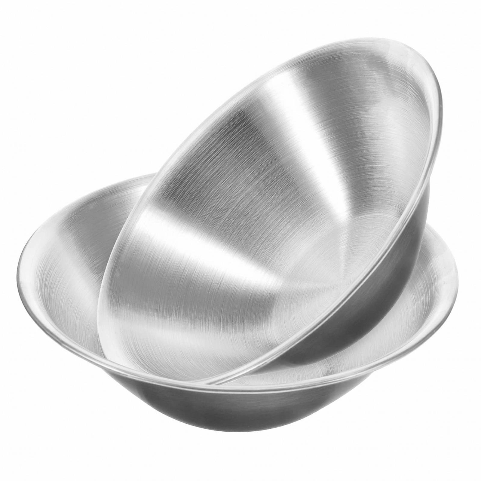 Миска YARNOW 8 шт. салатница, миска для закусок, миска для соуса, миска для лапши для кухни, миска для риса, вина, салата из нержавеющей стали, маленькая миска для смешивания, многофункциональный контейнер из нержавеющей стали, фото №2