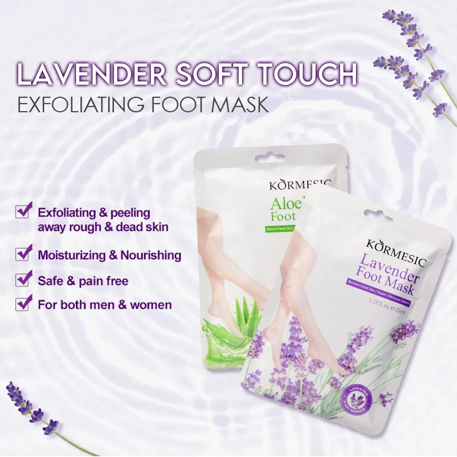 Набор для ухода за ногами Foot Care Set крем с мочевиной 60% 40 г и 4 пары масок-носочков, фото №3 Набор для ухода за ногами Foot Care Set крем с мочевиной 60% 40 г и 4 пары масок-носочков, фото №3