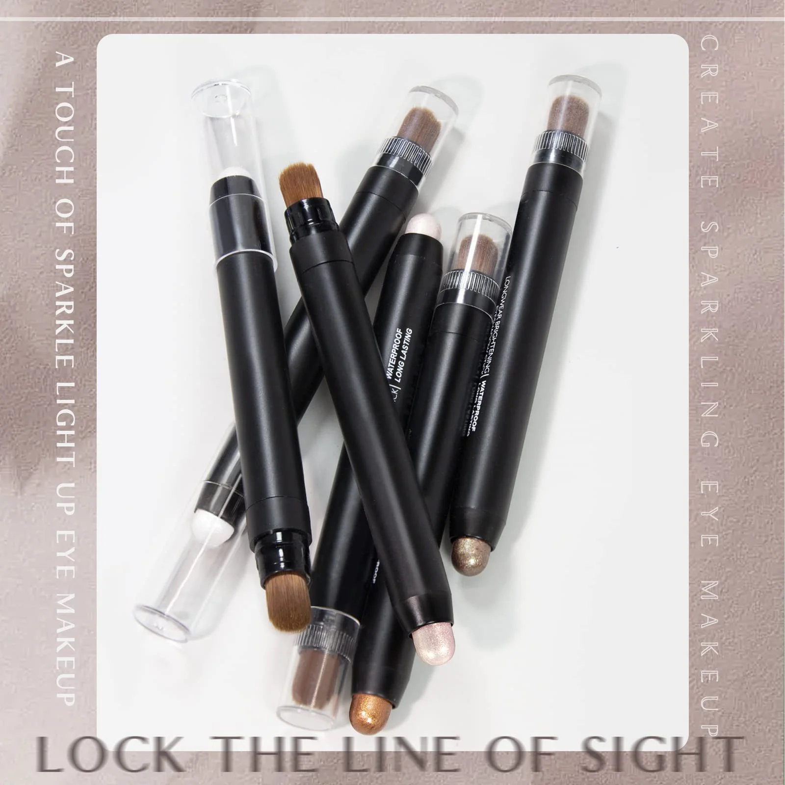 Набор NewBang 2 Жидкие тени для век Перламутрово-белые, фото №7 Набор NewBang 2 Жидкие тени для век Перламутрово-белые, фото №7