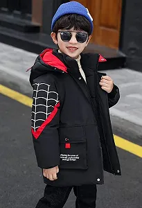 Зимняя куртка для мальчика Nemopter с капюшоном, детская куртка с капюшоном, мультяшная детская зимняя куртка synthetic.ua - Фото 1