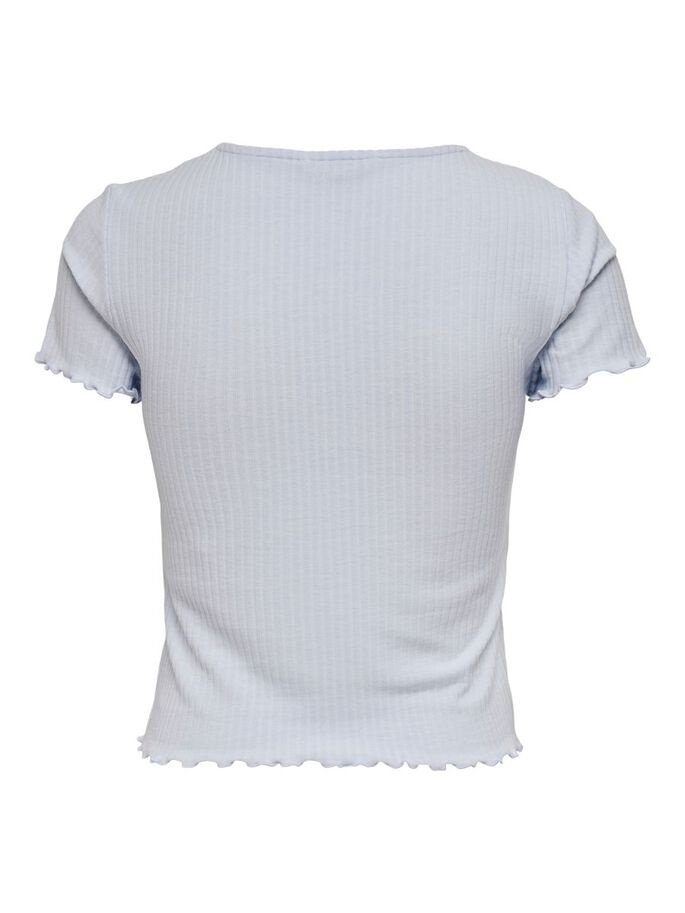 Блуза ONLEMMA SHORT TOP NOOS JRS 15201206 Halogen Blue ONLY Блакитний L, фото №4