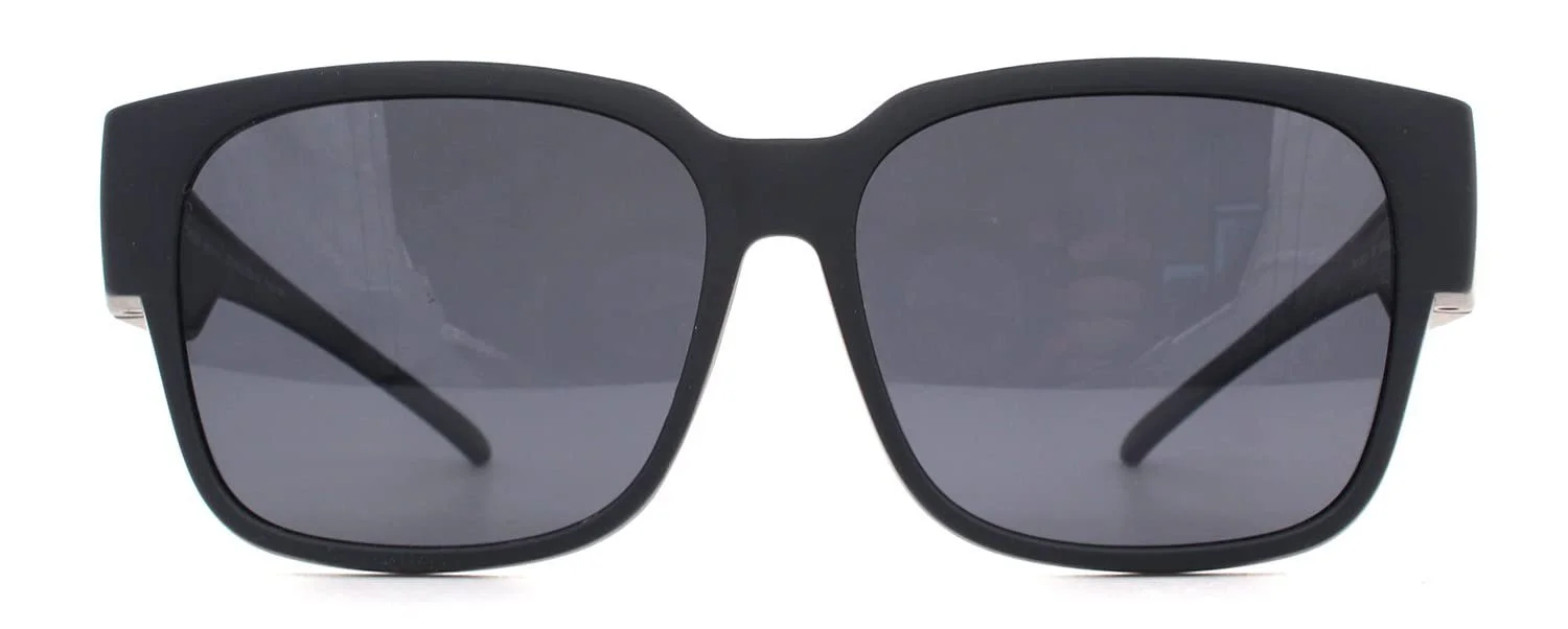 Поляризовані окуляри DanCarol DC-POL-2053-C7 для великої оправи, чорні, фото №3