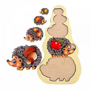 Сортер больше-меньше Ежика [tsi192786-TSI] synthetic.ua - Фото 1