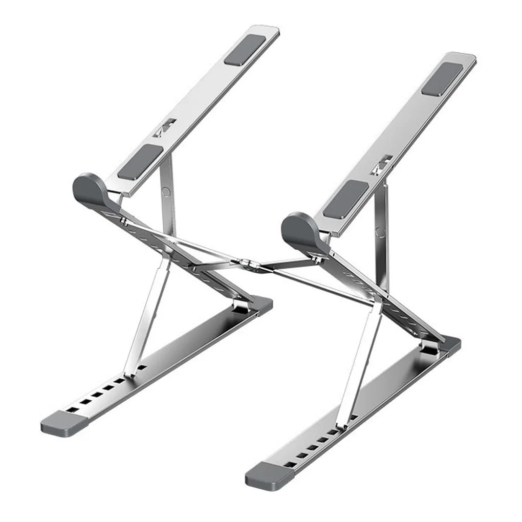 Подставка для ноутбука складная алюминиевый сплав регулируемая по высоте настольная подставка для ПК компьютера аксессуары, фото №1