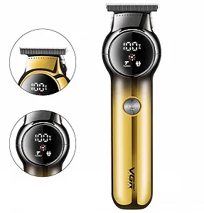 Триммер для стрижки волосся і бороди VGR V-989 Gold synthetic.ua - Фото 1