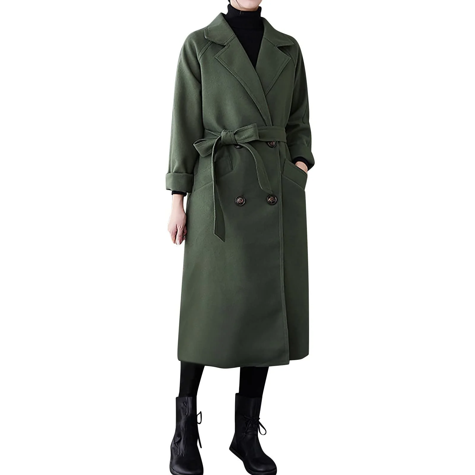 Жіноче пальто Тренч Довгий рукав На ґудзиках, фото №1 Жіноче пальто Тренч Довгий рукав На ґудзиках, фото №1