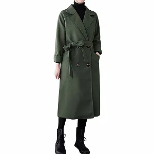 Жіноче вовняне пальто - Фото 1