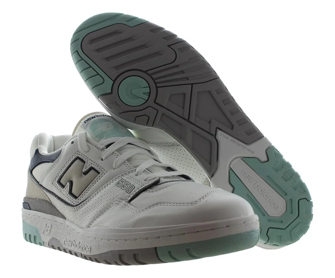 Кросівки New Balance 550 Білий Червоний Чорний, фото №2