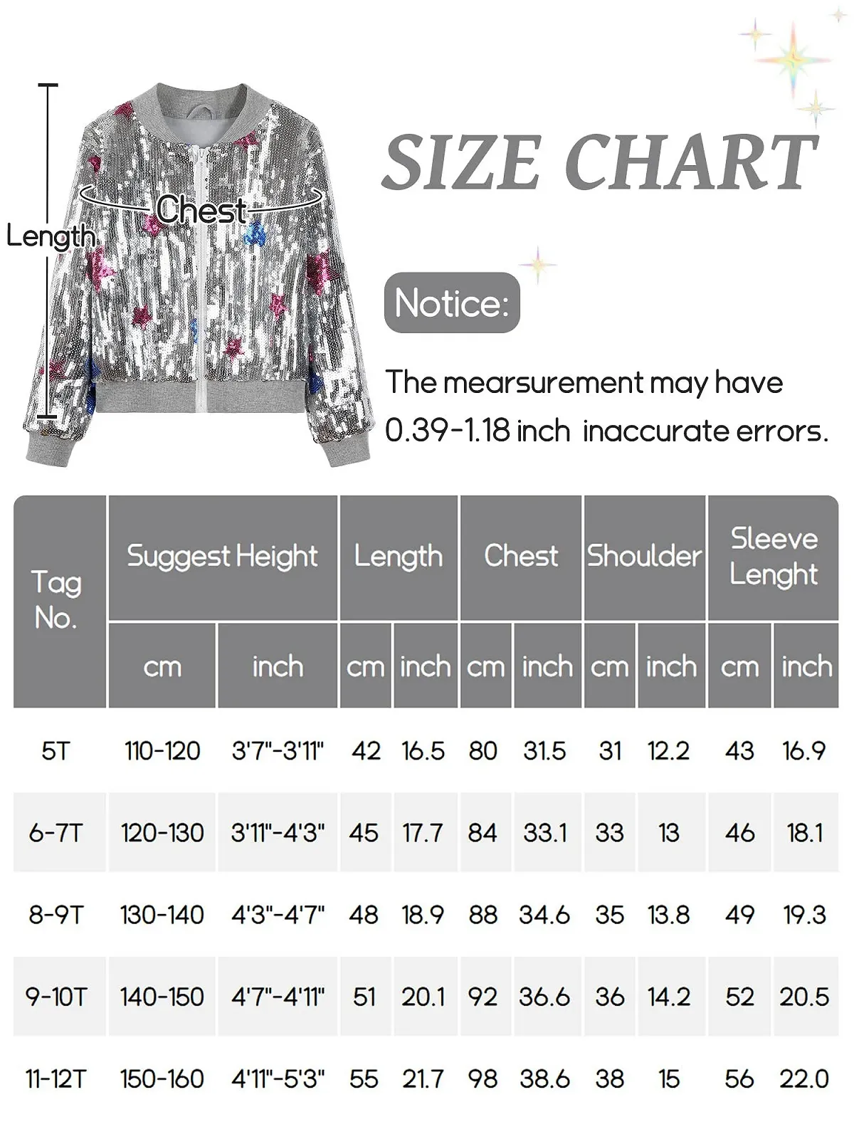 Блискуча куртка NEAWEALY для дівчат, дитяча куртка-бомбер з блискавкою та кишенями, фото №6 Блискуча куртка NEAWEALY для дівчат, дитяча куртка-бомбер з блискавкою та кишенями, фото №6