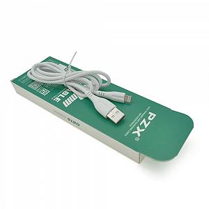 Кабель PZX V141 Lighting Output 2.1A, White длина 1.0м, BOX - Фото 1