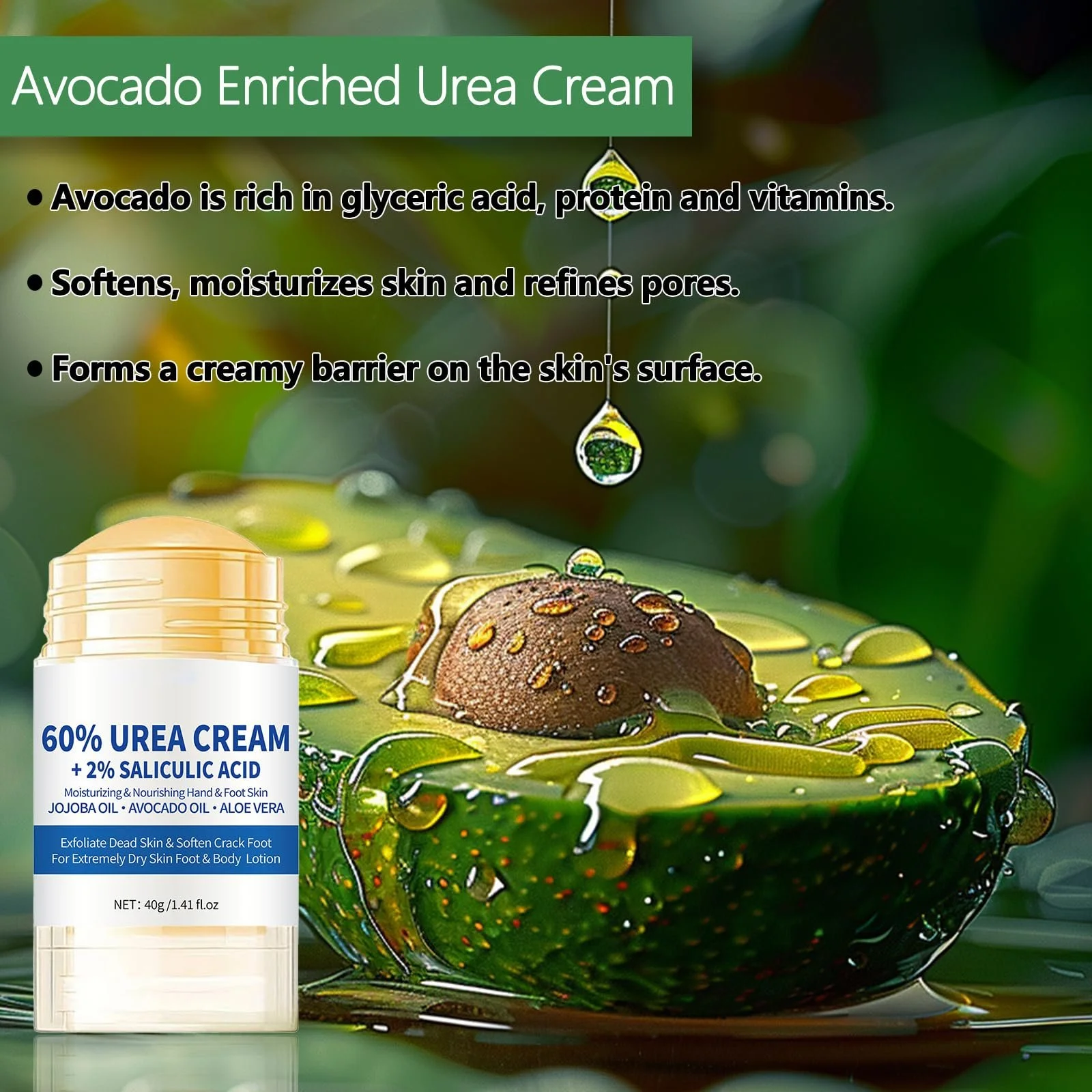 Набор кремов для ног увлажняющих с мочевиной против трещин и сухости 2 шт, фото №4