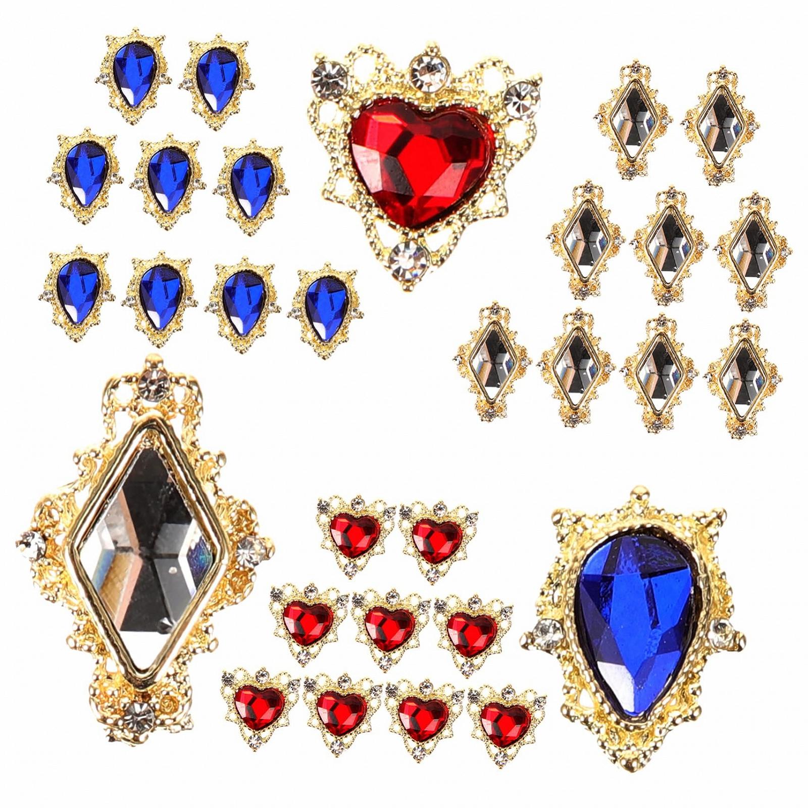 Стразы для ногтей FRCOLOR 60 шт. для творческого маникюра и профессионального использования, фото №4