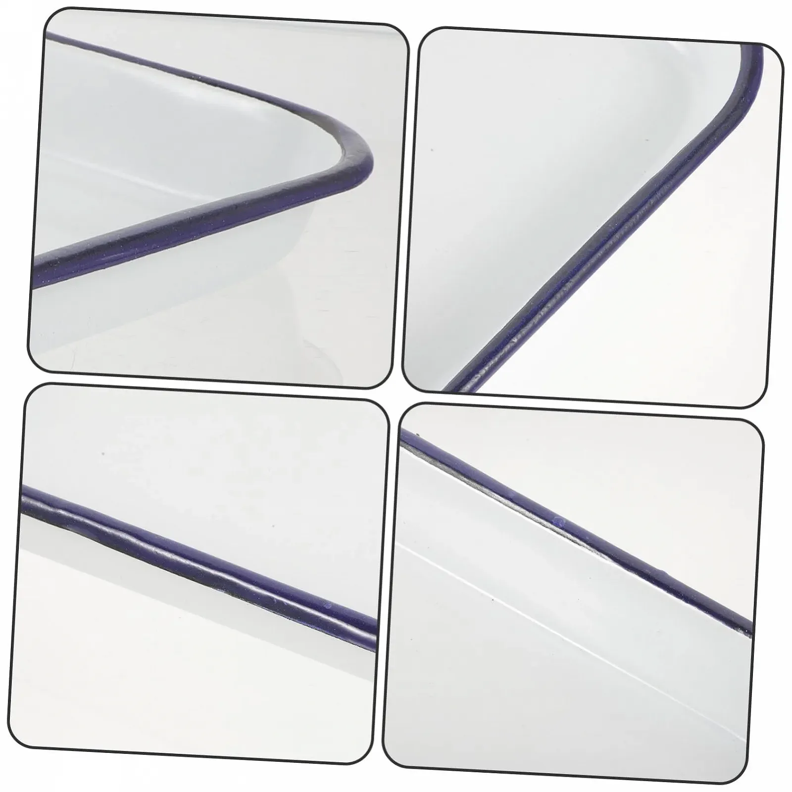 Форма для випікання Zerodeko емальована прямокутна термостійка біла, фото №8