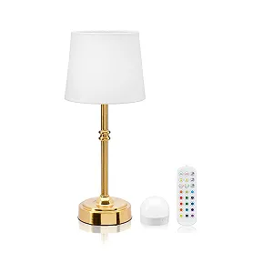 Настільна лампа Auraglow Omniance Siena LED Акумуляторна Бездротова з пультом ДК 1 лампа 1 джерело світла - Фото 1