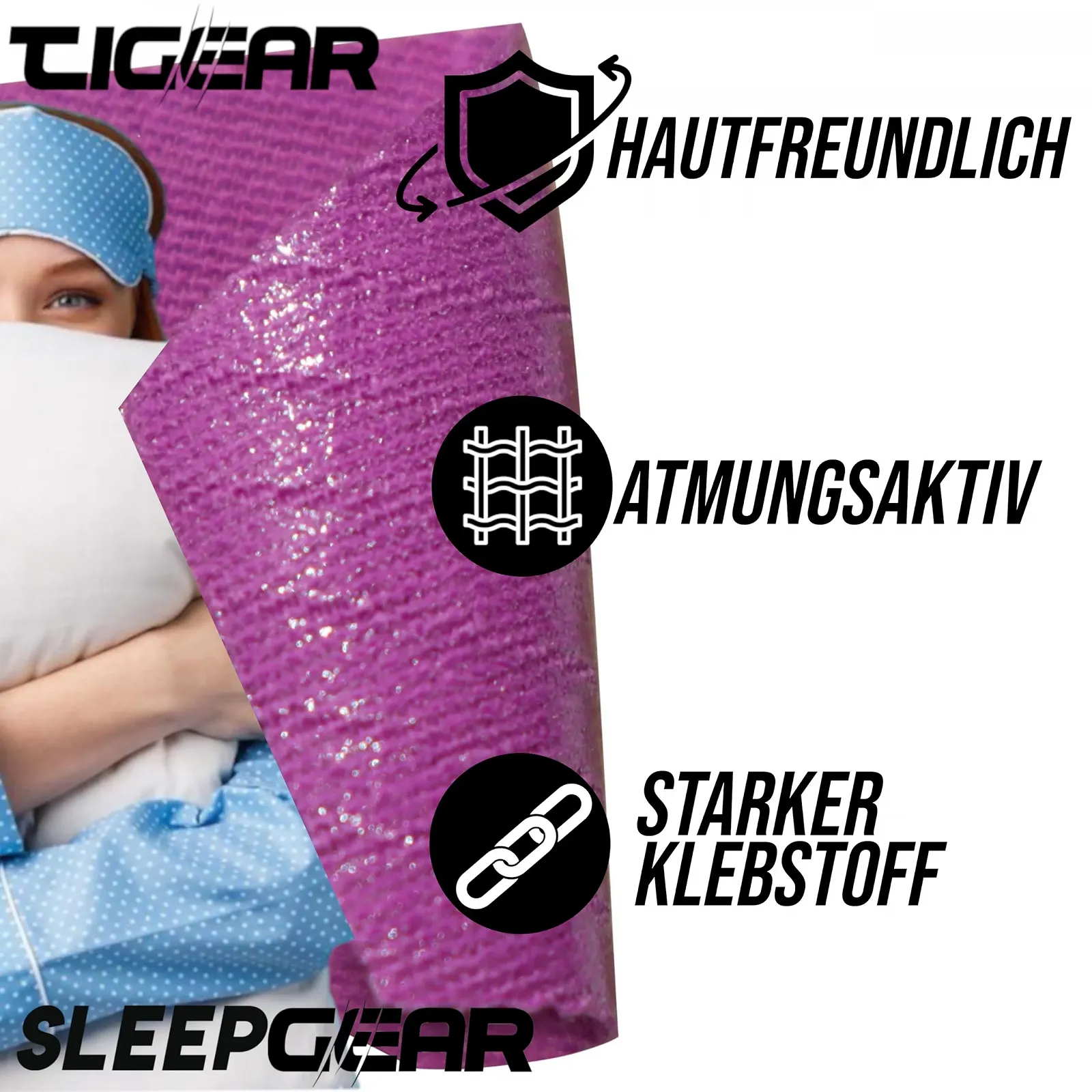 Пластыри для рта TIGEAR Sleep, 40 шт., фото №3