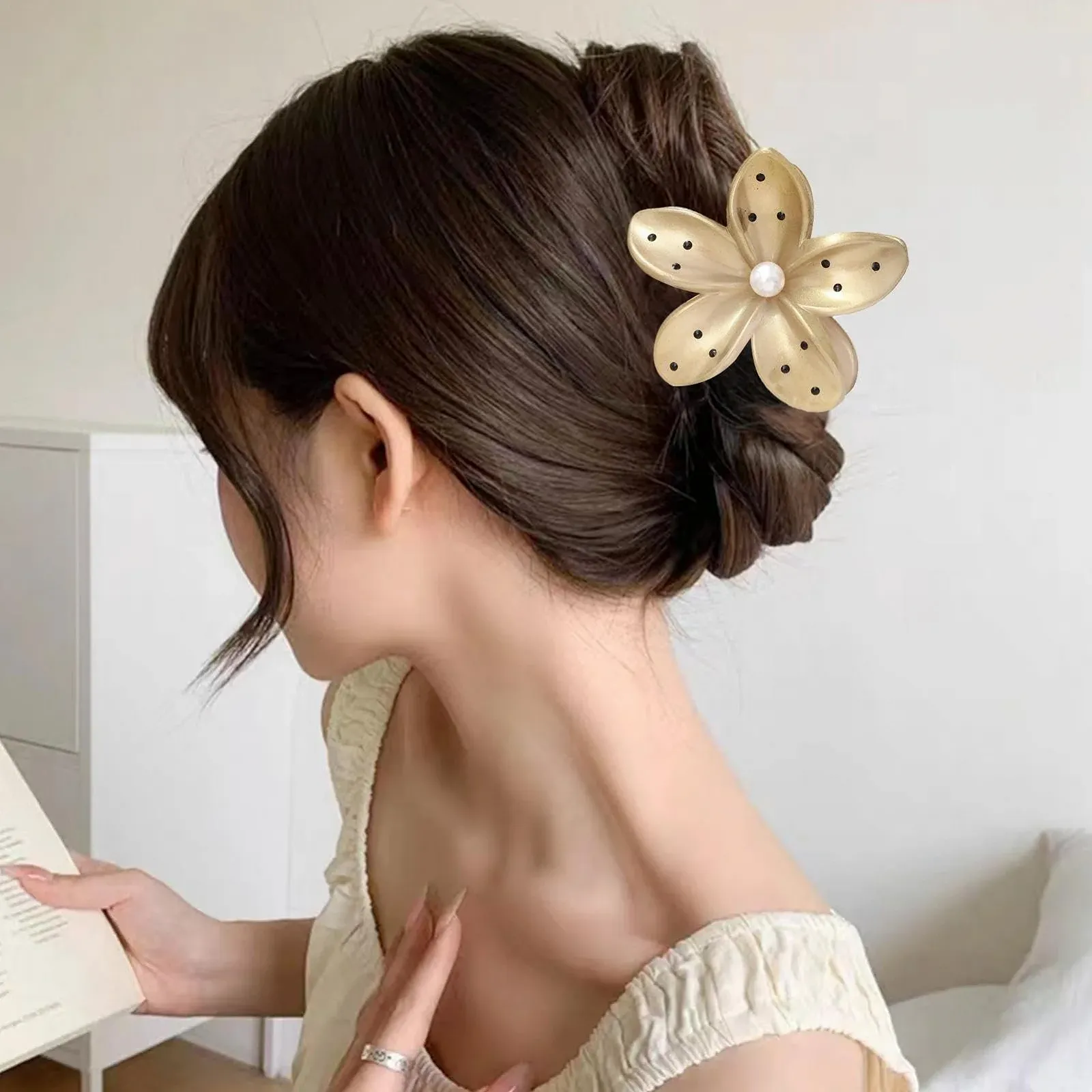 Большие Заколки для Волос с Цветами Заколки для Волос с Цветами Пасторальный Стиль Заколки для Волос Головные Уборы Заколка для Волос Головные Уборы Дизайн в Горошек для Умывания Макияжа Приготовления Пищи Душ, фото №8 Большие Заколки для Волос с Цветами Заколки для Волос с Цветами Пасторальный Стиль Заколки для Волос Головные Уборы Заколка для Волос Головные Уборы Дизайн в Горошек для Умывания Макияжа Приготовления Пищи Душ, фото №8