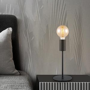 Настільна лампа Home Sweet Home Sola Industrial 15/15/30 см металева E27 Black synthetic.ua - Фото 1