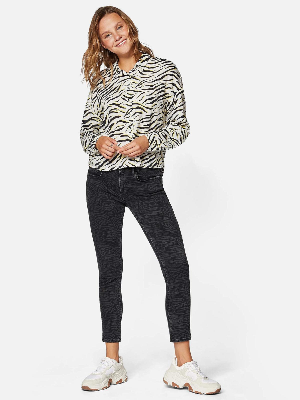 Сорочка Mavi З принтом Antique White Printed 28945 Білий, Medium, фото №4