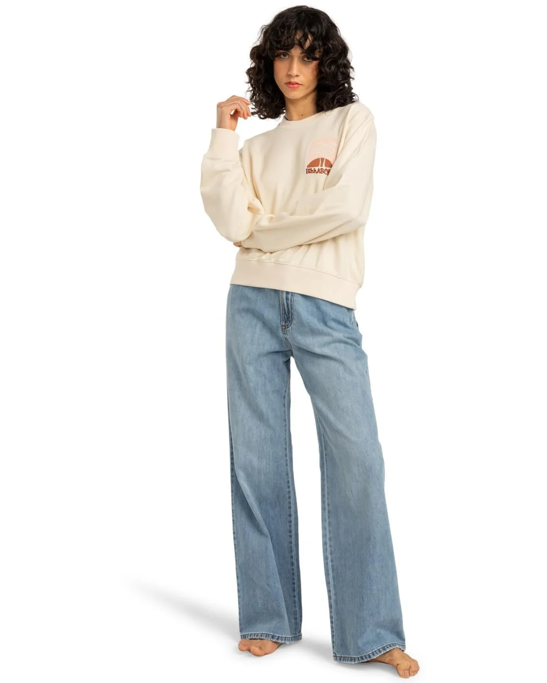 Женская флисовая кофта Billabong Sunpalms Screen (1 шт. в упаковке), фото №3