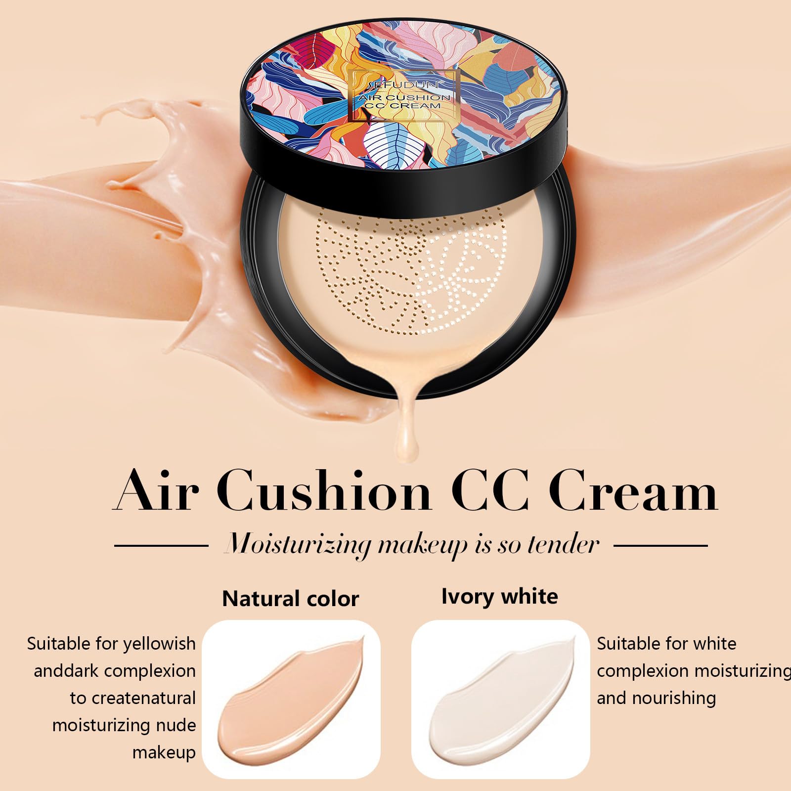 Кушон Air Cushion Тональний Водостійкий Ivory (No. 1), фото №2