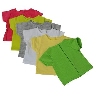 Футболки для ляльок The New York Doll Collection Набір 10 штук Різнокольорові synthetic.ua - Фото 1