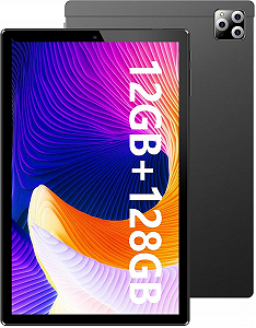 Планшет 10.1" SIMPLORI M107 6+6/128Gb 4G 2-SIM 8 ядер Android 13 6000 mAh Черный - Фото 1