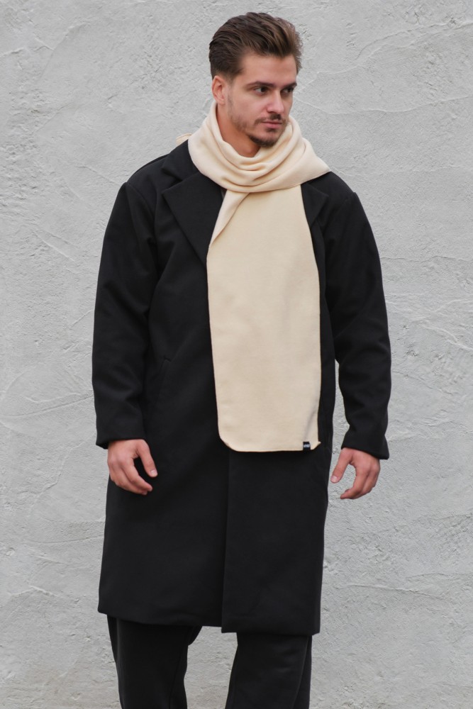 Флісовий шарф Without long beige, фото №2