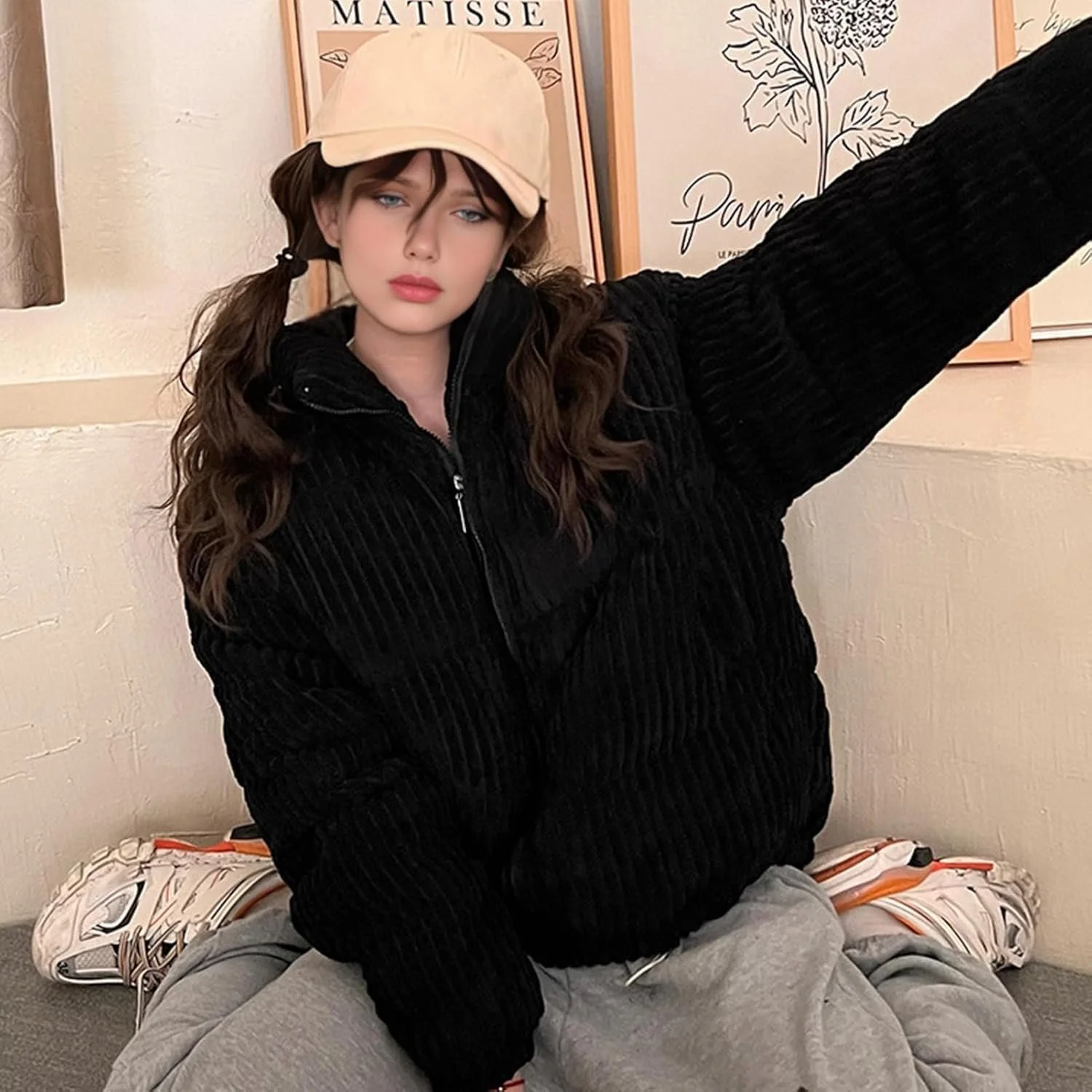 Куртка Suncadmious Зимова Коротка Тепла стьобана, фото №3