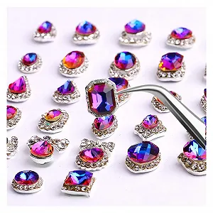 Стрази 3D Luxus Klarglas Серце/Коло, 100 шт synthetic.ua - Фото 1