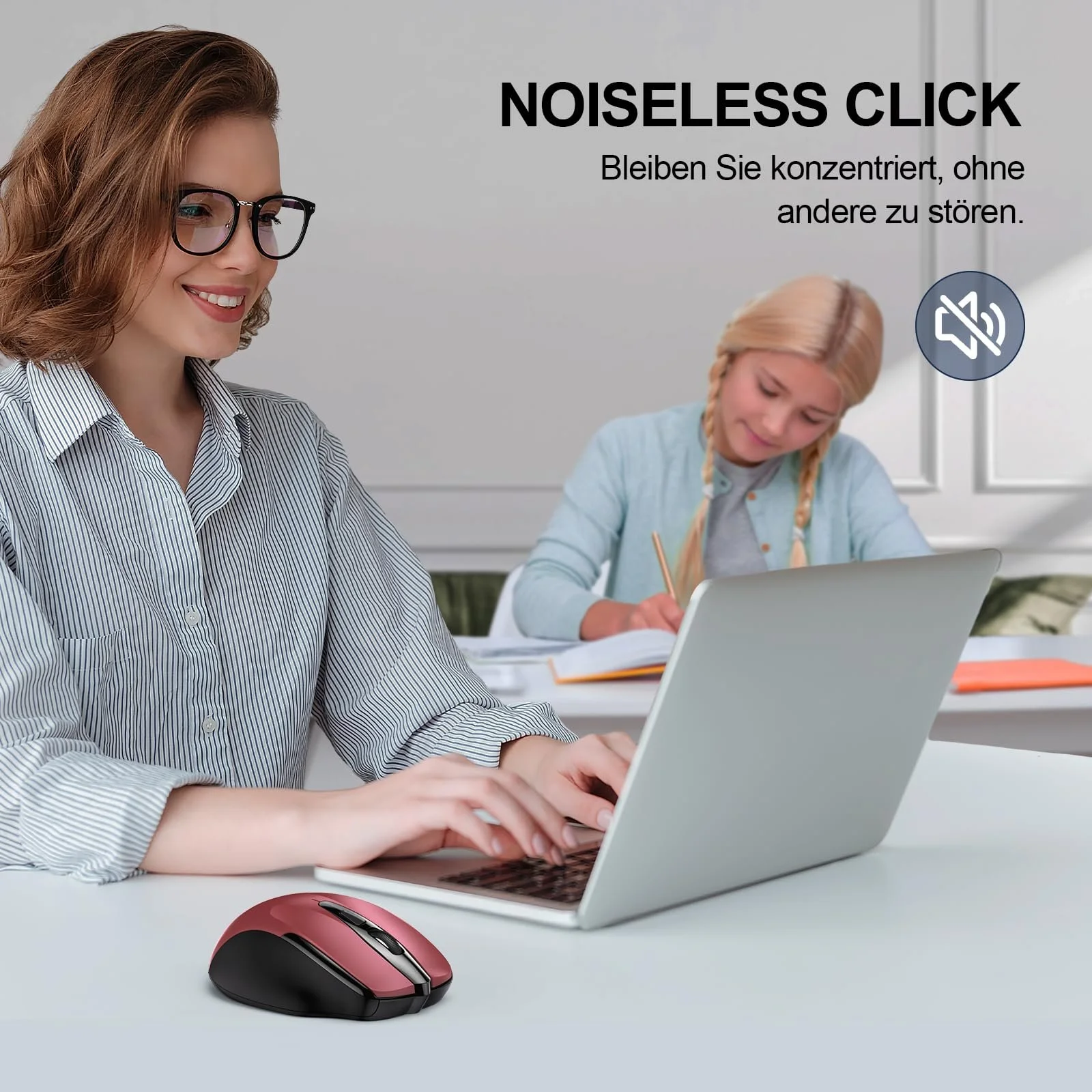 Миша TECKNET Bluetooth, 4800 DPI, бездротова, ергономічна, фото №4