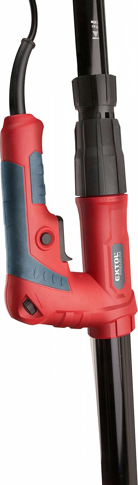 Шлифовальная машина Extol Premium Langhalsschleifer Gipskartonschleifmaschine, 600 Вт с пылеудалением, красный 8894210, фото №4
