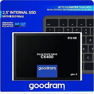SSD-накопитель GoodRam CX400 512GB 2.5 дюйма SATA 3 - Фото 1