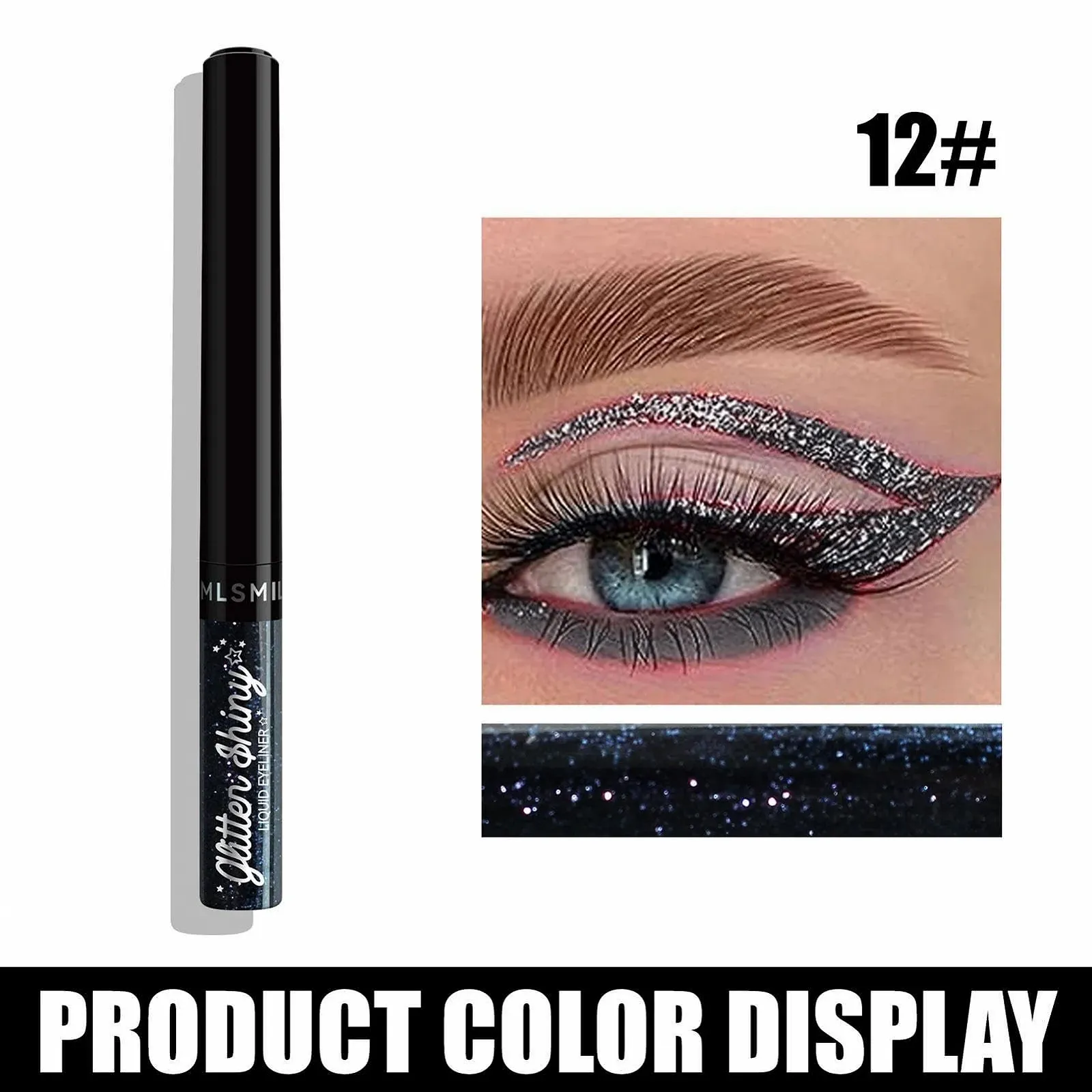 Рідка Підводка для очей Fowybe з глітером Neon Rainbow, фото №3 Рідка Підводка для очей Fowybe з глітером Neon Rainbow, фото №3