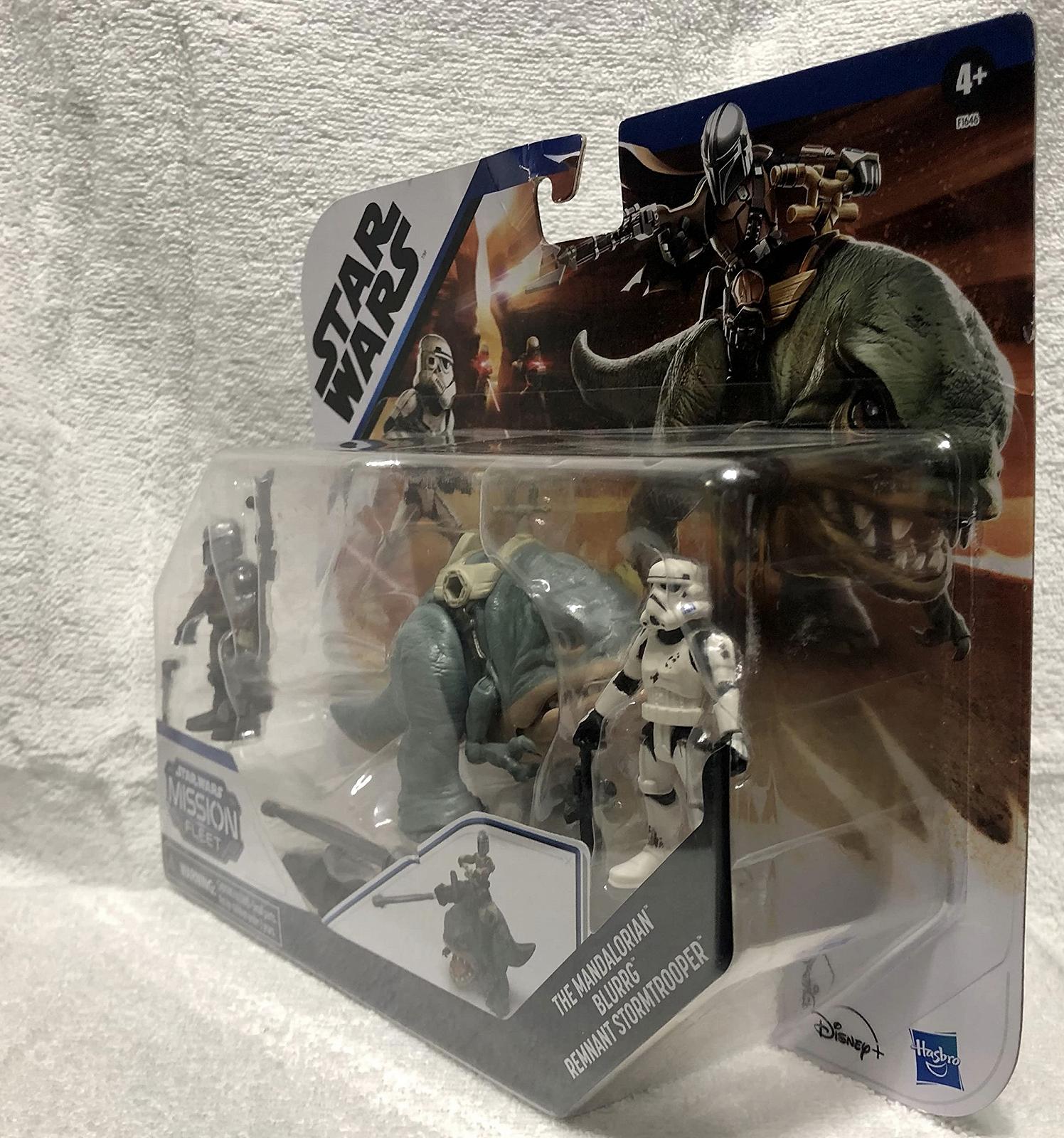 Фигурки Star Wars Hasbro Mission Fleet Экспедиционный Класс Мандалорец, Блург, Остаточный Штурмовик Битва в Пустоши, фото №6